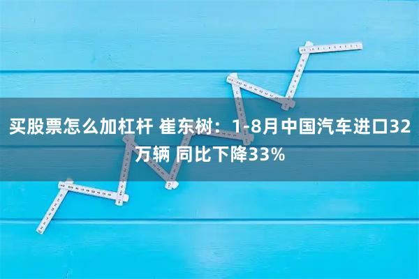 买股票怎么加杠杆 崔东树：1-8月中国汽车进口32万辆 同比下降33%