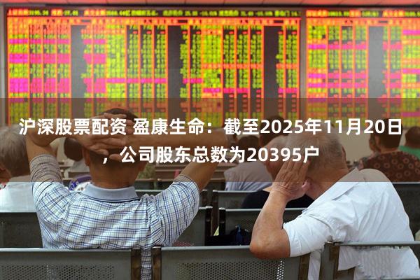 沪深股票配资 盈康生命：截至2025年11月20日，公司股东总数为20395户